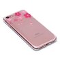 Flexibler klarer Blumenetui iPhone 7 8 SE 2020 SE 2022 - Pink