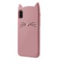 Flexible K&auml;tzchen Fall niedlichen Katze Fall iPhone XS Max - Pink
