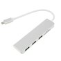 Multifunktionaler 5-in-1-USB-C Hub mit TF-SD-Kartenleser 3 USB 3.0 f&uuml;r MacBook Pro