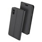 Dux Ducis Cover Booklet Etui Cover mit Klappenleder Cover iPhone XS Max - Schwarz