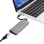 USB C-Multiport-Hub mit 4K HDMI SD TF-Kartenleser 2 USB 3.0 RJ45-Gigabit-Ethernet-Adapter