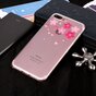 Blumen TPU H&uuml;lle iPhone 7 Plus 8 Plus Abdeckung - Transparent