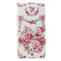 Flamingo Brieftasche iPhone XR Kunstleder TPU H&uuml;lle - Blumen