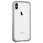 Spigen Neo Hybrid Crystal H&uuml;lle Schutz transparent Kompatibel mit iPhone XS Max - Silber H&uuml;lle transparent
