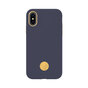 FLAVR Studio Pure Navy iPhone X XS Hartschalenkoffer - Royal Blue Blue