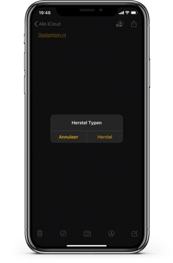 Herstel typen door met je iPhone te schudden!