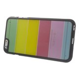 Transparente farbige iPhone 6 Plus iPhone 6s Plus Hülle Regenbogenstreifen_