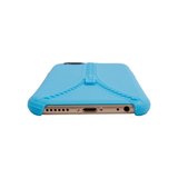 Robuste Hülle mit nachgeahmtem Reissverschluss iPhone 6 6s Blaue Silikonhülle_