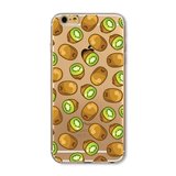 Transparente Kiwi Hülle iPhone 6 6s TPU Silikonhülle Frucht transparente grüne Kiwis_
