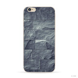 Natursteinhülle grau-blau iPhone 6 6s Silikonhülle Steinhülle_