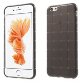 iPhone 6 6s grau karierte Hülle TPU Abdeckung zusätzlichen Schutz_