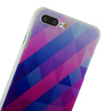 Blaues lila Dreieck iPhone 7 Plus 8 Plus Hardcover_