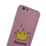 Rosa Amsterdam Prinzessin iPhone 6 6s Fall Fall Kronenabdeckung_