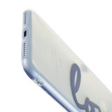 Liebe Fall transparente Abdeckung iPhone 7 Plus 8 Plus transparente Abdeckung TPU_