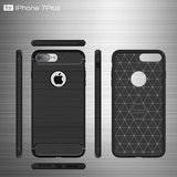 Black Carbon Armor iPhone 7 Plus 8 Plus TPU-Hülle_