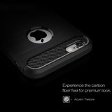 Black Carbon Armor iPhone 6 Plus 6s Plus TPU-Hülle_