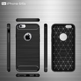 Black Carbon Armor iPhone 6 Plus 6s Plus TPU-Hülle_