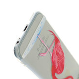 Transparente flamingorosa Abdeckung für iPhone 6 Plus und 6s Plus_