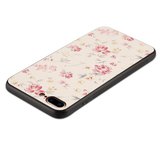 Klassische Blumenhülle für iPhone 7 Plus 8 Plus - Pastellrosa_