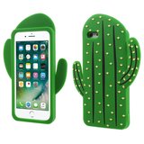 3D Kaktus Hülle Silikon iPhone 6 Plus 6s Plus - Grün_