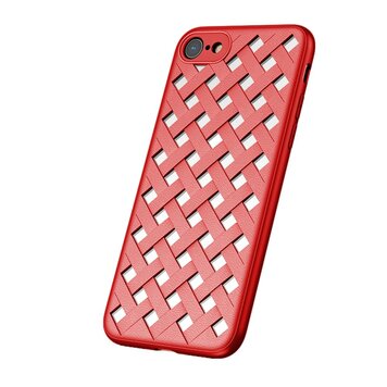 Baseus Woven TPU Case Kompatibel mit iPhone 7 8 SE 2020 SE 2022 - Rot Baseus Woven TPU Case Kompatibel mit iPhone 7 8 SE 2020 SE 2022 - Rot