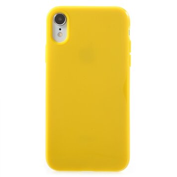 Einfache TPU-Schutzhülle Kompatibel mit iPhone XR - Gelb Einfache TPU-Schutzhülle Kompatibel mit iPhone XR - Gelb