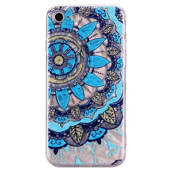 Mandala Diamond Look Hülle Kompatibel mit iPhone 7 8 SE 2020 SE 2022 - Blau Mandala Diamond Look Hülle Kompatibel mit iPhone 7 8 SE 2020 SE 2022 - Blau