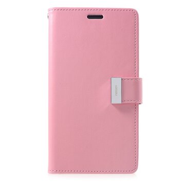 Mercury Goospery Rich Walletcase 7 Cards Kunstleder Kompatibel mit iPhone XR Hülle - Pink Mercury Goospery Rich Walletcase 7 Cards Kunstleder Kompatibel mit iPhone XR Hülle - Pink