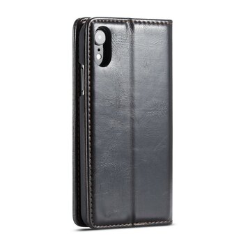 Caseme Kunstleder-Brieftasche mit Kartenhalter, Kompatibel mit iPhone XR-Hülle - Schwarz Caseme Kunstleder-Brieftasche mit Kartenhalter, Kompatibel mit iPhone XR-Hülle - Schwarz
