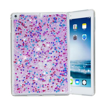 Glitzerndes TPU Kompatibel mit iPad 2017 2018 Cover - Lila Glitzerndes TPU Kompatibel mit iPad 2017 2018 Cover - Lila
