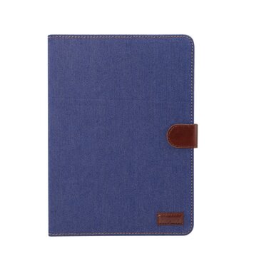 Jeans Textur Kompatibel mit iPad Pro 12,9 Zoll 2018 Cover Case Wallet Stand - Blau Braun Jeans Textur Kompatibel mit iPad Pro 12,9 Zoll 2018 Cover Case Wallet Stand - Blau Braun