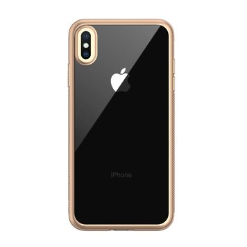 LEEU Design Gold Kompatibel mit iPhone XS Max Hybrid Silikon TPU Hülle - Gold Transparent LEEU Design Gold Kompatibel mit iPhone XS Max Hybrid Silikon TPU Hülle - Gold Transparent