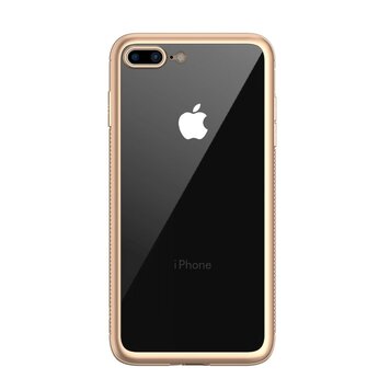 LEEU Design Gold transparente TPU-Hülle Kompatibel mit iPhone 7 Plus 8 Plus - Gold LEEU Design Gold transparente TPU-Hülle Kompatibel mit iPhone 7 Plus 8 Plus - Gold