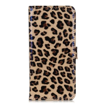 Leopardenhülle Panther Wallet Bücherregal Kompatibel mit iPhone 11 Pro - Braun Leopardenhülle Panther Wallet Bücherregal Kompatibel mit iPhone 11 Pro - Braun