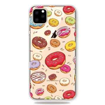 Fröhliche flexible Donuts-Hülle Kompatibel mit iPhone 11 Pro TPU-Hülle - Transparent Fröhliche flexible Donuts-Hülle Kompatibel mit iPhone 11 Pro TPU-Hülle - Transparent