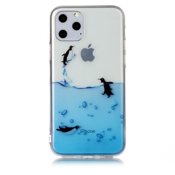 Pinguin-Hülle TPU-Hülle Kompatibel mit iPhone 11 Pro - Transparent Pinguin-Hülle TPU-Hülle Kompatibel mit iPhone 11 Pro - Transparent