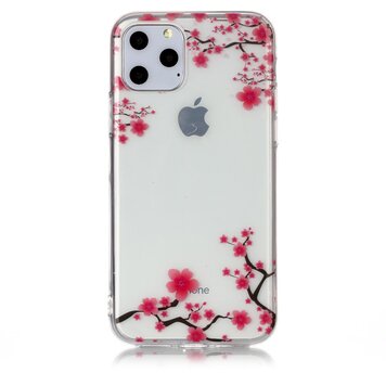 Blumen Rosa Zweige Natur Hülle TPU Kompatibel mit iPhone 11 Pro - Transparent Blumen Rosa Zweige Natur Hülle TPU Kompatibel mit iPhone 11 Pro - Transparent
