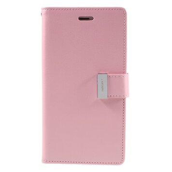 Mercury Goospery Leder Kompatibel mit iPhone 7 Plus 8 Plus Walletcase 7 Karten - Pink Mercury Goospery Leder Kompatibel mit iPhone 7 Plus 8 Plus Walletcase 7 Karten - Pink