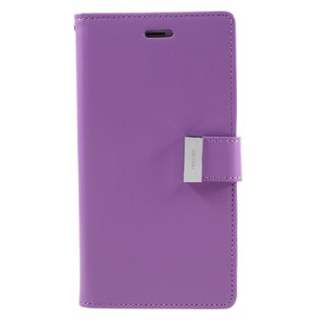 Mercury Goospery Leder Kompatibel mit iPhone 7 Plus 8 Plus Walletcase 7 Karten - Lila Mercury Goospery Leder Kompatibel mit iPhone 7 Plus 8 Plus Walletcase 7 Karten - Lila
