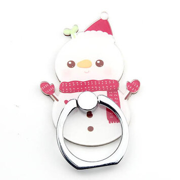 Winter Fingerhalter Ringständer für Smartphone - Schneemann