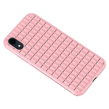 iPaky Waffle Schutzhülle TPU Case Kompatibel mit iPhone XR - Pink iPaky Waffle Schutzhülle TPU Case Kompatibel mit iPhone XR - Pink