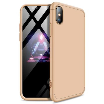 360-Grad-Schutzhülle Kompatibel mit iPhone XR Hülle - Gold 360-Grad-Schutzhülle Kompatibel mit iPhone XR Hülle - Gold