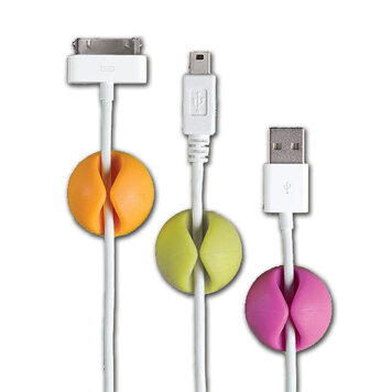 Cableclip Kabelhalter 6 Kabelklemmen - Kabelmanagement-Organizer Cableclip Kabelhalter 6 Kabelklemmen - Kabelmanagement-Organizer