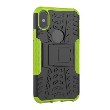 Stossfeste Schutzhülle Kompatibel mit iPhone X XS Hülle - Grün Stossfeste Schutzhülle Kompatibel mit iPhone X XS Hülle - Grün