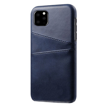 Duo Cardslot Wallet Wallet Kompatibel mit iPhone 11 Pro Max Hülle - Blauer Schutz Duo Cardslot Wallet Wallet Kompatibel mit iPhone 11 Pro Max Hülle - Blauer Schutz