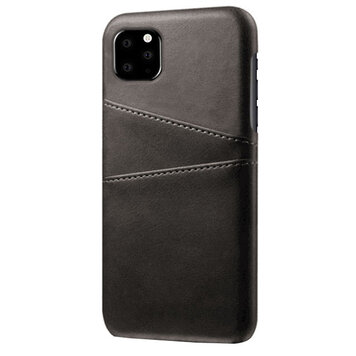 Duo Cardslot Wallet Wallet Kompatibel mit iPhone 11 Hülle - Schwarzer Schutz Duo Cardslot Wallet Wallet Kompatibel mit iPhone 11 Hülle - Schwarzer Schutz