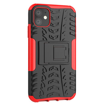 Stossfeste Schutzhülle Kompatibel mit iPhone 11 Hülle - Rot Stossfeste Schutzhülle Kompatibel mit iPhone 11 Hülle - Rot
