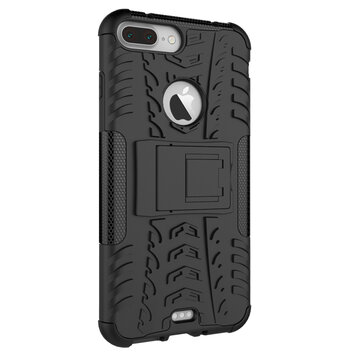 Stossfeste Schutzhülle Kompatibel mit iPhone 7 Plus 8 Plus Hülle - Schwarz Stossfeste Schutzhülle Kompatibel mit iPhone 7 Plus 8 Plus Hülle - Schwarz