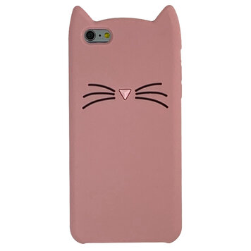 Süsse Katze Kompatibel mit iPhone 6 Plus 6s Plus Silikonhülle 3D - Pink Protection Süsse Katze Kompatibel mit iPhone 6 Plus 6s Plus Silikonhülle 3D - Pink Protection