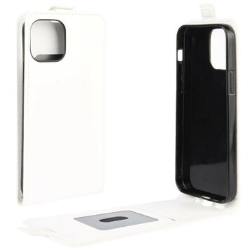 Flip Case Kunstlederhülle Kompatibel mit iPhone 12 und iPhone 12 Pro - Weiss Flip Case Kunstlederhülle Kompatibel mit iPhone 12 und iPhone 12 Pro - Weiss